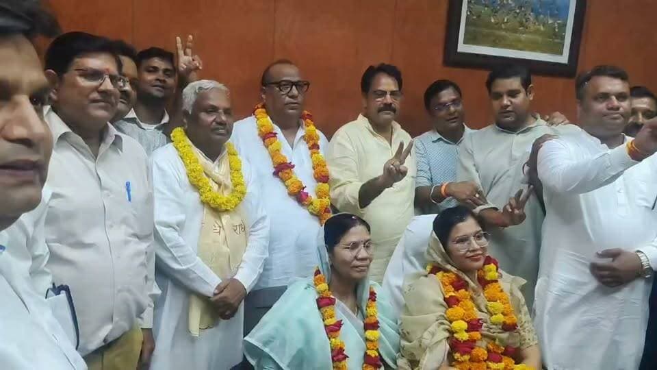 पदभार ग्रहण किया डिप्टी मेयर अंबिका सैनी