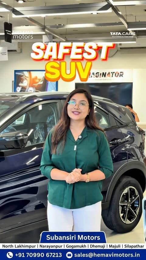 Looking for an SUV within ₹8 Lakh? 🚙🔥
Meet the Tata Nexon, starting at ₹7.39 Lakh* with benefits up to ₹45,000, ₹15,000 Exchange Bonus, ✅Free Dashcam, ✅5-Star Safety, ✅360° HD Surround View & more!
Why wait? Visit Subansiri Tata and book your Test Drive today! 🚗💨
📍 North Lakhimpur | Narayanpur | Gogamukh | Dhemaji | Majuli
📞 +91 70990 67213
*T&C Apply
.
.
.
#SubansiriMotors #TataMotors #northlakhimpur #tata #Nexon #tatanexon