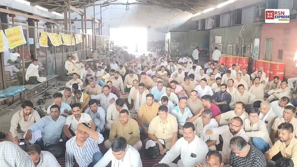 आश्वासन के दो महीने बाद भी समाधान नहीं, रोडवेज कर्मचारियों ने फिर शुरू किया आंदोलन !
