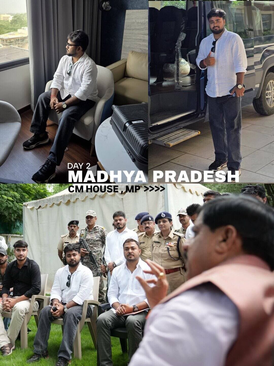 Had a great opportunity to be part of the Viksit Bharat Sankalp Yatra and meet the Chief Minister of Madhya Pradesh. Truly grateful for this memorable experience. #madhyapradeshtourism