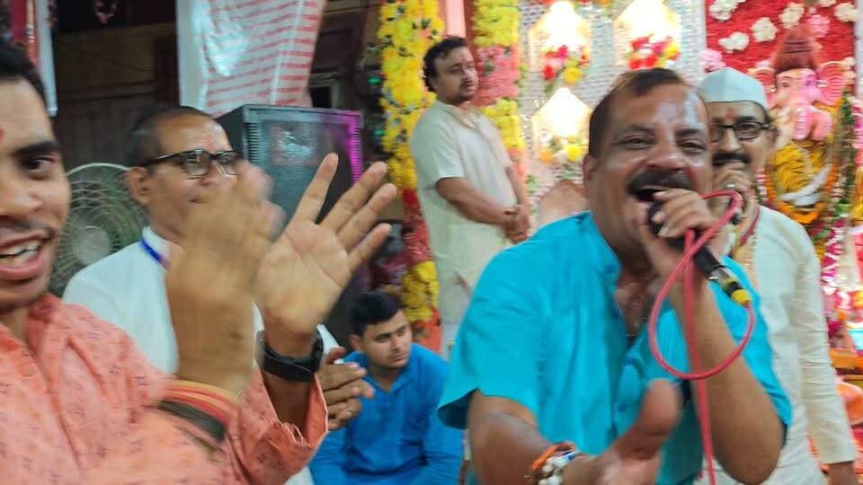 नाथ नगरी के राजा, दुर्गा जी धाम वाली गली में गणपति महोत्सव के दौरान भजन संध्या।