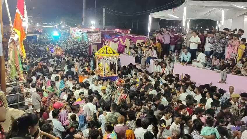 हाड़ौती के ख्यातनाम डोल मेले का आगाज,बारां में जलझूलनी एकादशी महापर्व,देव विमानों के साथ निकली भव्य डोल यात्रा
