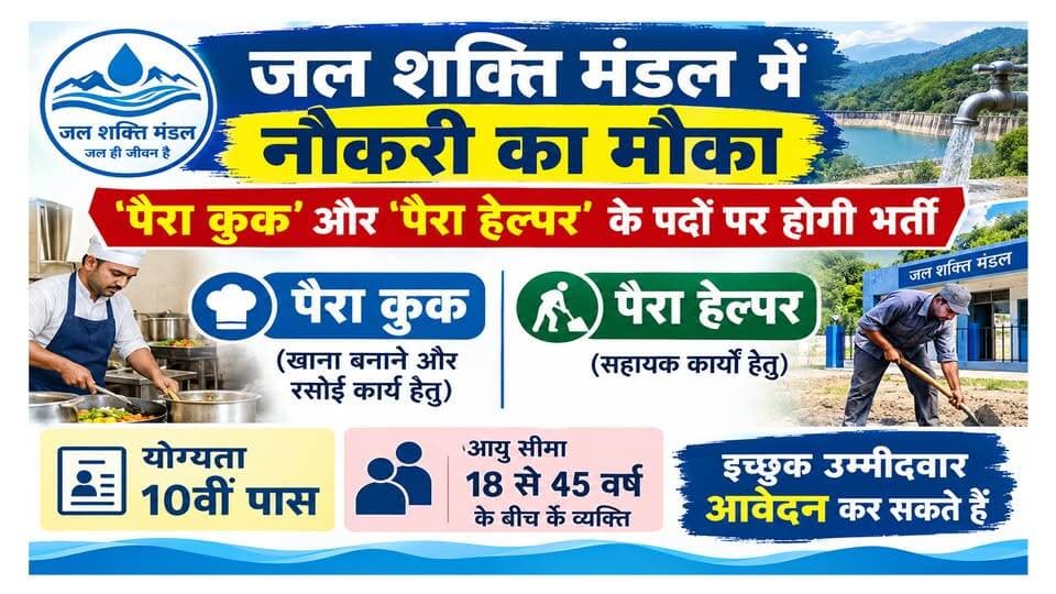 आनी जल शक्ति मंडल में भरे जाएंगे पैरा कुक और पैरा हेल्पर के पद, जल्द करें आवेदन
https://youtu.be/B-oNgMGSuFE
#kullu #jalshaktivibhag #paracook #Helper #jobalert #ewn24news #choiceofhimachal