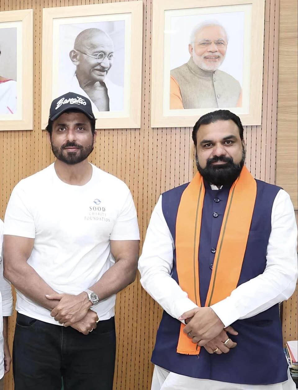 मुख्यमंत्री सम्राट चौधरी से मिले सुप्रसिद्ध अभिनेता एवं समाजसेवी सोनू सूद