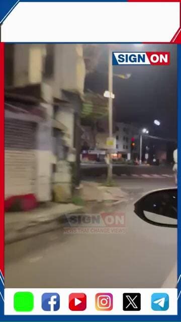 নিশাৰ ৰাজপথত উদণ্ড যুৱকৰ ভয়ংকৰ বাইক ষ্টান্ট