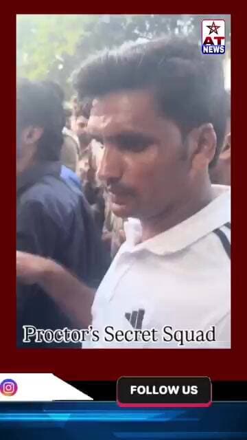 सिविल ड्रेस में खड़े होकर छात्रों के साथ मारपीट करना और फिर अपनी पहचान बताने से इनकार #aligarh