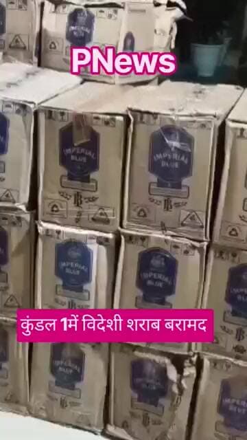 सिंघिया में शराब की बड़ी खेप बरामद, 313 लीटर विदेशी शराब जब्त