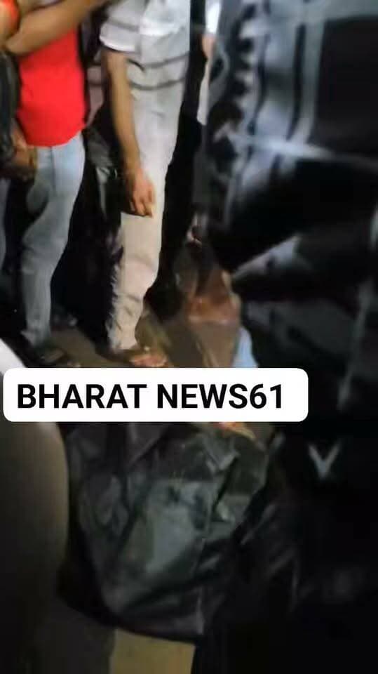 #गाजीपुर राजागंज पुल के पुलिस चौकी के सामने एक्सीडेंट एक व्यक्ति की मृत्यु #GhazipurNews