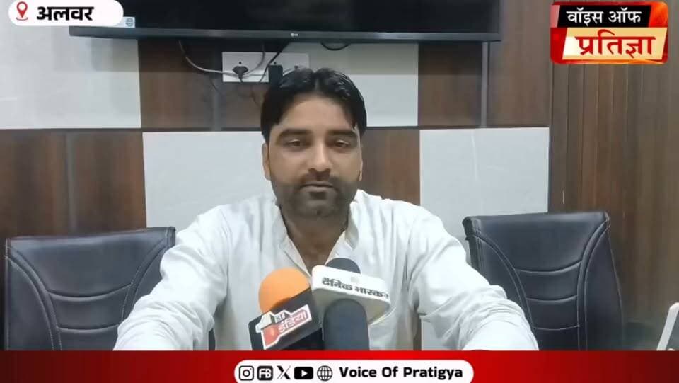 #खैरथल में सभापति पद के लिए 10-15 करोड़ की कथित डील का आरोप, विक्की चौधरी ने लगाए गंभीर सवाल