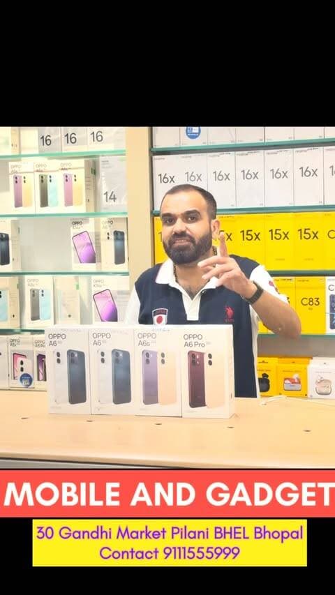 🔥 OPPO A6 | A6s | A6 Pro ka sabse bada DHAMAKA 🔥
Aapki bhaari demand par Mobile & Gadget laya hai 3 DHAMAKEDAR COMBO 😱
*COMBO 1️⃣* - Intex Home Theater + Mixer + Kettle + Tumbler FREE
*COMBO 2️⃣* - OTG Microwave + Mixer + Kettle + Tumbler FREE
*COMBO 3️⃣* - Trolley Bag + Mixer + Kettle + Tumbler FREE
💥 Bas itna hi nahi:
Comment karo “ I LOVE MOBILE AND GADGET “ = Original Iron FREE
Ye Reel 10 logo ko Share karo = Boat ka Neckband FREE 🎧
Cash ho ya Finance - Offer sab par hai 💳
📍 MOBILE & GADGET - Shop No 30, Gandhi Market, Piplani BHEL, Bhopal
📞 9111555999
#oppo #oppoa6 #oppoa6s #oppoa6pro mobileandgadget bhopal bhel piplani bhopalmobile mobileoffer oppooffer free gifts
---
OPPO A6 Series = 4 Gifts FREE 😍
Home Theater / OTG / Trolley Bag me se 1 chuno
- Mixer + Kettle + Tumbler FREE FREE 🎁
Comment = Iron FREE, Share = Boat Neckband FREE
MOBILE & GADGET, Piplani BHEL
9111555999
oppoa6pro
—
Lo bhai aa gaya OPPO ka sabse bada offer 😎
A6, A6s, A6 Pro kharido or le jao
Home Theater ya OTG ya Trolley Bag + 3 Gift FREE
I LOVE MOBILE AND GADGET likho or Iron FREE pao ❤️