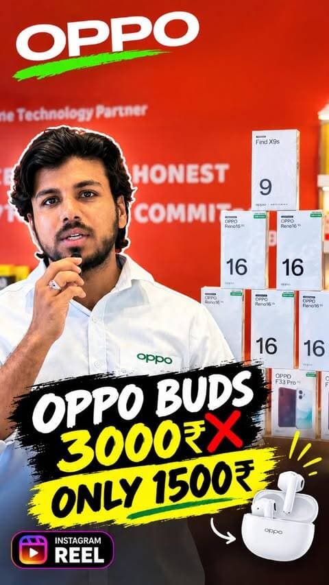 🔥 POOJARA TELECOM – OPPO SPECIAL OFFER! 🔥
📱 OPPO F Series | Reno Series | X Series
ની ખરીદી પર મેળવો ખાસ ઓફર! 🎁
✨ ₹3,000 કિંમતના OPPO Enco Buds 3 Pro+
માત્ર ₹1,500માં! 😍🔥
⏳ ઓફર માત્ર Limited Time માટે!
📅 30 સપ્ટેમ્બર સુધી જ!
તો હવે રાહ શેની? 😍
🏃♂️ આજે જ Poojara Telecom પર આવો
અને આ ખાસ ઓફરનો લાભ ઉઠાવો! 🎉
📍 Poojara Telecom – Dahod
#PoojaraTelecom #OPPO #OPPOOffer #OppoReno #OppoFSeries OppoXSeries EncoBuds3ProPlus Dahod SpecialOffer LimitedOffer TechOffer