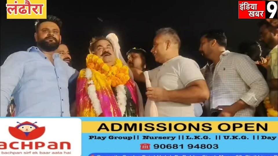 खानपुर विधायक उमेश कुमार का फुल माला व पगड़ी पहनाकर किया भव्य स्वागत*