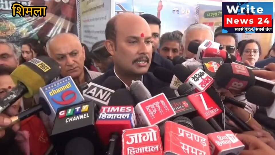 शिमला में राज्य स्तरीय आयुर्वेदिक दिवस पर तीन दिवसीय प्रदर्शनी का शुभारंभ, आयुष मंत्री यादविंदर गोमा ने गिनाए आयुर्वेद और योग के फायदे ।
#shimla #ayurved