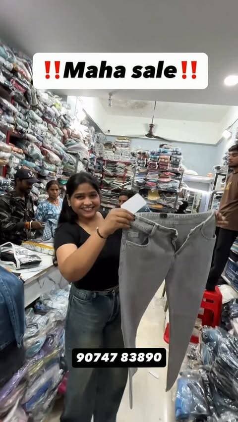 ‼️1200/- Me 4 Us Polo Shirts😱💥
👖BIGGEST FASHION DEAL ALERT! 👖🔥
Ladies, it’s time to upgrade your wardrobe without spending a fortune! 😍💃
✨ Get 3 High-Quality Jeans for just ₹1200 at Vaishali Fashion Mart! 🛍️🔥
Choose your favorite styles:
👖 Baggy Jeans
👖 Mom Fit Jeans
👖 Straight Fit Jeans
👖 6 Pocket Jeans
✨ And many more trendy designs!
💯 Premium Quality
💯 Super Comfortable
💯 Trendy & Stylish
💯 Perfect for Daily Wear & College Looks
🌟 Not just that!
🤎 Korean Fabric Boot Cut Pants also available for ONLY ₹1200! 🤯✨
✔️ Ultra Comfortable
✔️ Premium Fabric
✔️ Perfect Fit
✔️ Elegant & Trendy Look
🔥 And the most demanded article of the season…
👖✨ Get 3 Linen Pants for just ₹1400 ✨👖
💫 Soft & Breathable Fabric
💫 Super Comfortable
💫 Premium Finish
💫 One of the Most Trending & Demanding Fashion Articles in India 🇮🇳🔥
Why spend more when you can get premium fashion at unbeatable prices? 😍🛍️
🏃♀️ Hurry up! Grab your favorite styles before stocks run out! ⏳🔥
📍 Visit Vaishali Fashion Mart today and refresh your wardrobe with the latest fashion trends! 💃✨
.
.
Follow @videsibhopal ack
.
.
.
#bhopal #explorepage #bhopalcity #explorebhopal #cityoflakes