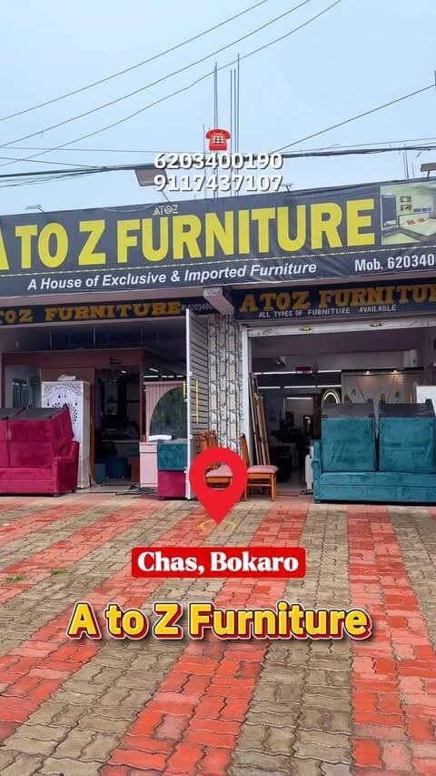 To agar Furniture Lene ka plan hai to ek baar yaha jrur jaakr check krna?
📌A To Z furniture
Chas Bokaro
#dhanbad #jharkhand #furniture #bokaro #dhanbadlover