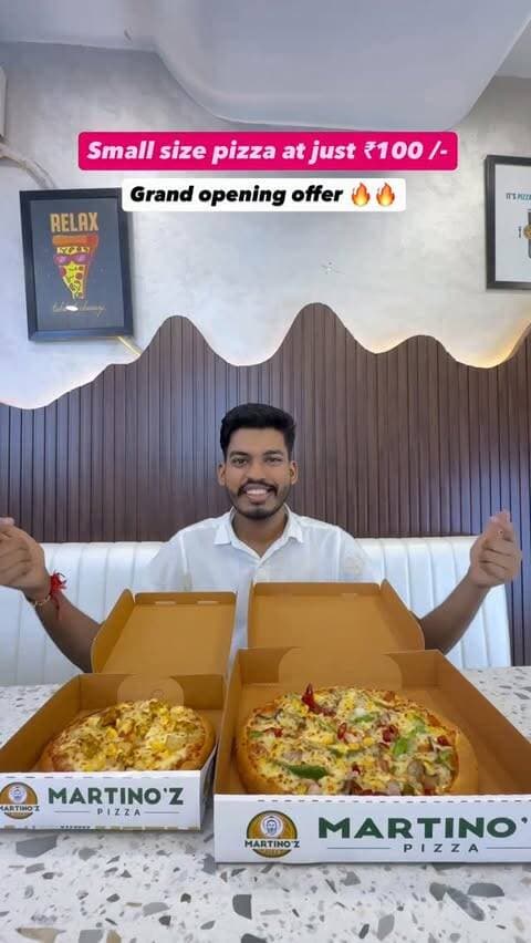 Small size pizza at just - ₹100/- 🔥🔥
Grand opening offer 🔥🔥
Address :- scheme no 78 the hub shop no 11 vijaynagar
.
.
.
.
#indore