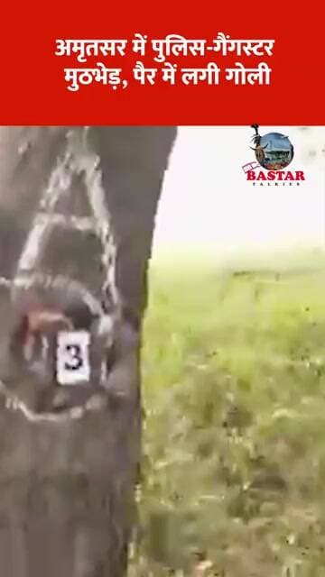अमृतसर में पुलिस-गैंगस्टर मुठभेड़, पैर में लगी गोली