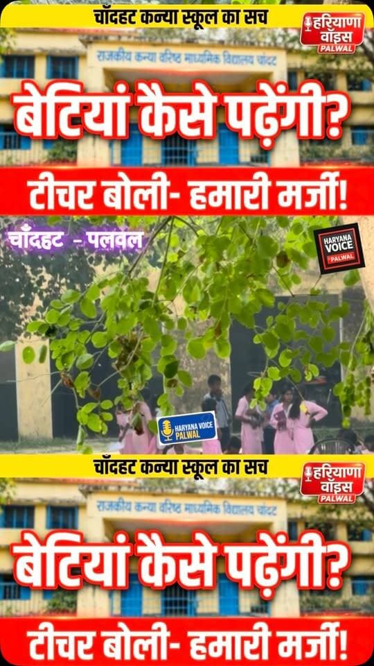 चांदहट के कन्या स्कूल में आज ऐसा दृश्य दिखा कि हर कोई सोचने पर मजबूर हो जाए, बेटियां कैसे पढ़ेंगी, कैसे आगे बढ़ेंगी?
.
.
.
#HaryanaVoicePalwal #PalwalNews #ChandhatSchool #BetiBachaoBetiPadhao #haryananews
