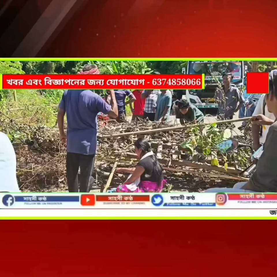 বিরোধী দলনেতার আশ্বাসে অবরোধ মুক্ত অমরপুর-গন্ডাছড়া সড়ক, ক্ষতিপূরণের দাবিতে সরব রাবার চাষিরা