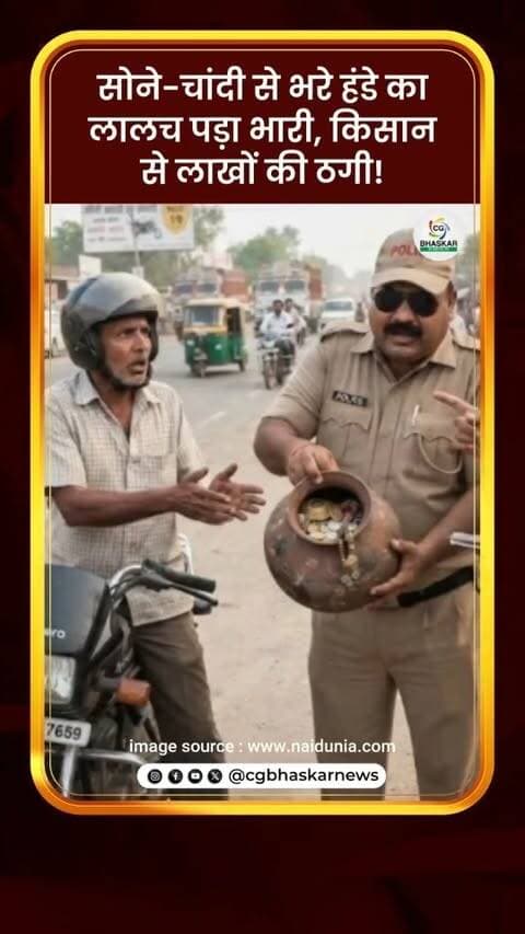 सोने-चांदी से भरे हंडे का लालच पड़ा भारी, किसान से लाखों की ठगी!
बिलासपुर में सोने-चांदी के गहनों से भरे घड़े का लालच देकर किसान से 6 लाख रुपए की ठगी का मामला सामने आया है। ठगी का तरीका भी ऐसा कि पहले सस्ते में गहने देने का झांसा दिया गया. फिर रास्ते में नकली पुलिस बनकर कार रुकवाई गई और गहनों से भरी बोरी जब्त करने का नाटक किया गया। मामले में कई लोगों के खिलाफ अपराध दर्ज कर पुलिस जांच में जुटी है।
Disclaimer: For news reporting, public awareness, and educational purposes only. May contain sensitive content. Viewer discretion is advised. Third-party content belongs to its respective owners and is used under applicable fair use/fair dealing principles.
#Cgbhaskar #Thefting #GoldSilver #Farmers #Scam
