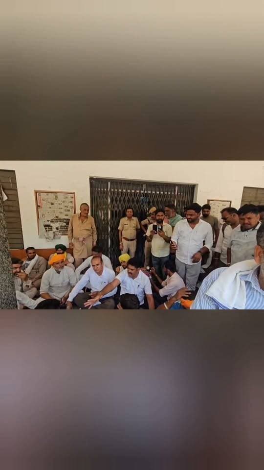 घडसाना पंचायत समिति में लॉटरी के समय हंगामा