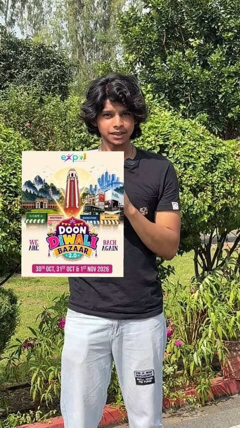 Doon Diwali Bazaar 2.0 is BACK! 🪔✨ Dehradun, get ready for 3 full days of shopping, food, entertainment, music, games & Diwali vibes! 🔥
🛍️ 80+ Shopping & Food Stalls — fashion, lifestyle, gifting, festive shopping & more!
🍔 Food Court — multiple cuisines, snacks & delicious treats.
🎮 Fun Zone — VR games, electronic games, trampoline, kids zone, Mickey Mouse jumping & lifesize games.
📸 Selfie Booth + Photography — prints, frames, mascots & reel-worthy moments!
🎁 Hourly Giveaways + Lucky Draw
🎨 Face Painting, Caricature Artist & Live Designer Bangle Making
🎶 Live Music, DJ, Local Band, Dance, Fashion Walk, Open Mic & Performances
🏆 Doon Icon Creators Awards – Season 1
🔥 Majid Khan & Rajasthani Folk Group Performance
And if you’re a brand, business, food vendor or entrepreneur, you can also book your stall/slot and showcase your products, meet customers & network with other entrepreneurs! 🤝✨
📅 30th Oct – 1st Nov 2026
📍 YKM Hotels & Resorts, GMS Road, Dehradun
⏰ 11 AM – 10 PM
Save this reel 📌 and tag your Diwali gang! 🪔❤️
Dehradun, are you ready? 👀🔥
Tags: Doon Diwali Bazaar 2.0, Dehradun Diwali Bazaar, Dehradun events 2026, Diwali events Dehradun, Dehradun shopping, Dehradun food, Dehradun creators, Dehradun influencers, things to do in Dehradun, Diwali shopping, Uttarakhand events, Dehradun weekend plans, fashion food lifestyle, exhibitions in Dehradun, food stalls Dehradun, local brands Dehradun, entrepreneurs Dehradun, Diwali celebration Dehradun
#DoonDiwaliBazaar #DehradunEvents #Dehradun #Diwali2026 #doonevents