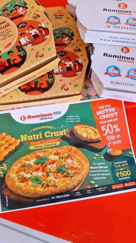 Rominus Pizza is here with an ALL-NEW delicious range! 🤤✨
🍕 Nutri Crust Pizza – Oats, Besan, Chia & Pumpkin Seeds ke goodness ke saath
💪 Protein Garlic Bread – Gym & fitness lovers ke liye tasty treat
👑 Italian Crown Veg – Loaded with delicious flavours
🍋 Swoky Lemon Twisty – Refreshing twist with every sip
🧃 Paper Boat – Perfect drink to complete your meal!
🇮🇳 Rominus Pizza – India ka Swadeshi Pizza Brand!
Ab pizza cravings ko do ek naya twist! 😍 Apne friends, family aur gym buddies ke saath Rominus ki newly launched range zaroor try karo.
📍 Available at Rominus Pizza, Kanpur
Tag your pizza partner! 🍕❤️
#RominusPizza #NutriCrustPizza #ProteinGarlicBread #ItalianCrownVeg #KanpurFoodies KanpurFoodBlogger PizzaLovers SwadeshiBrand NewLaunch Foodie Kanpur