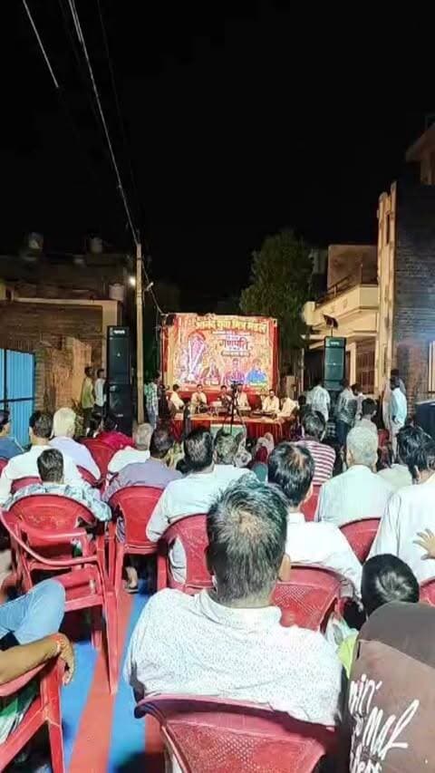 एक शाम गणपति बाबा के नाम, आनंद युवा मित्र मंडल आनंद नगर गली नंबर 4 चमत्कारी गणपति मूर्ति