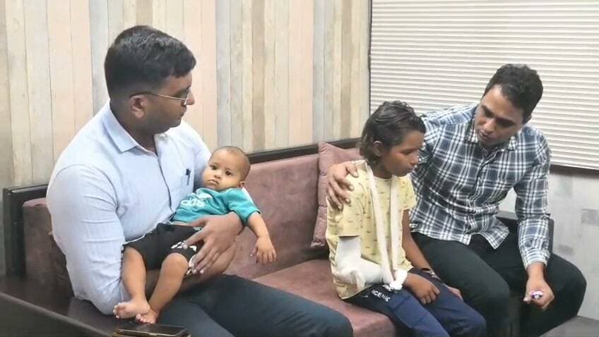 बच्चियों के सर से पिता का उठा साया तो एसपी डॉ. अनिल कुमार ने दिया सहारा