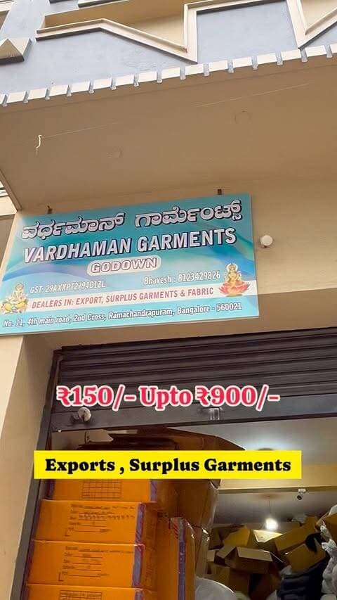 📌 @love_bengaluru
.
.
#exportgarments #garments #wholesalemarket