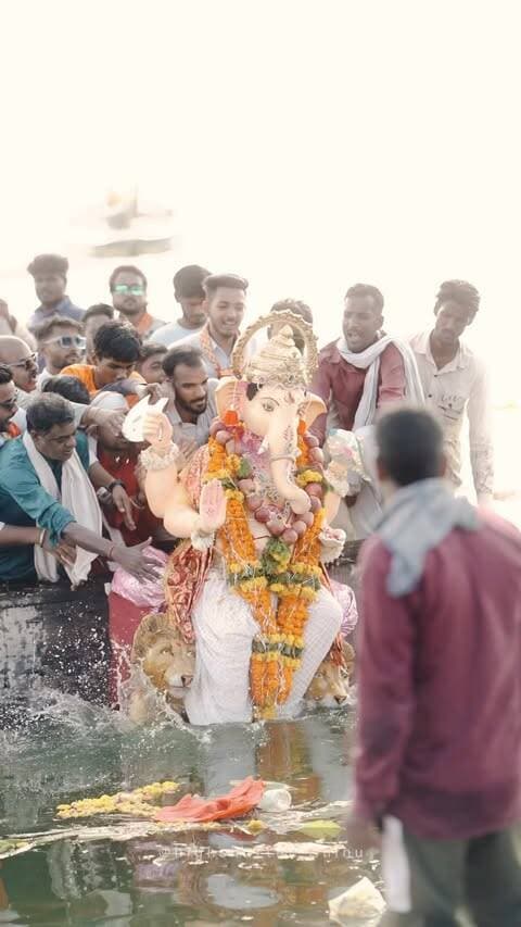 Bappa Visarjan 🥺………….#ganpativisarjan #bappa