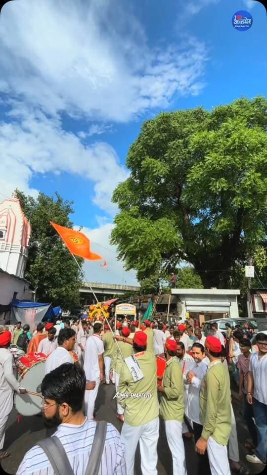 Ganesh Visarjan 2026: अजमेर में गणपति बप्पा की भव्य विसर्जन यात्रा और भक्तों की आस्था का अद्भुत नजारा। 🙏🚩