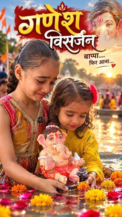 🙏 गणपति बप्पा को विदा करते हुए आंखें नम हो गईं… ❤️
बप्पा, अगले बरस फिर जल्दी आना। 🙏🌺
#ganpativisarjan #ganpatibappamorya #emotionalmoments #ganeshchaturthi #bappamorya