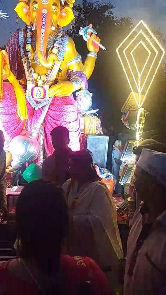 #haridwar : 36वां सार्वजनिक गणेशउत्सव संपन्न, विसर्जन के लिए निकले गणपति बप्पा : देखें वीडियो