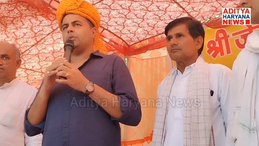 Dr. यतिंद्र राव जेठू बाबा मेला नसीबपुर में