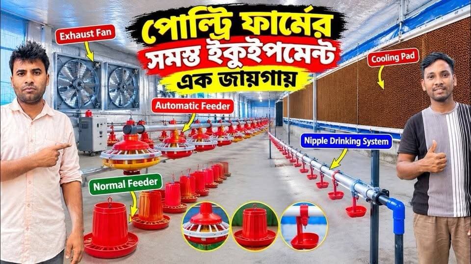 Ec Poultry Farm এর সমস্ত সরঞ্জাম এক জায়গায় …..
