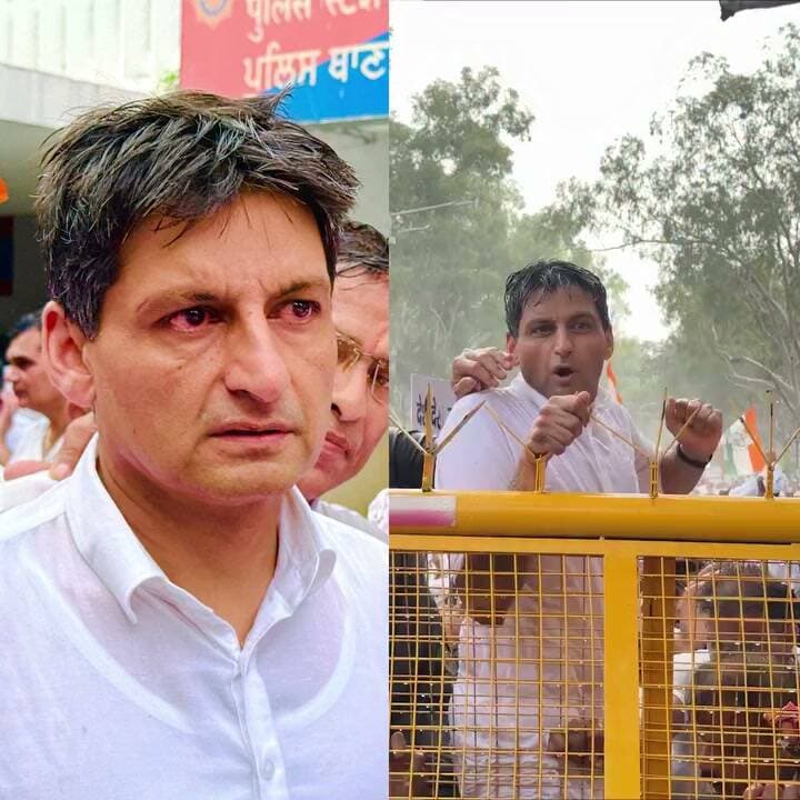 सांसद दीपेंद्र हुड्डा ने सोशल मीडिया पर चंडीगढ़ में प्रदर्शन के बाद जारी किया वीडियो, लिखा ये तानाशाही की हद है। सीधा चेहरे और आँखों पर वाटर कैनन से प्रहार किया गया। पानी की बौछारों से मेरी ये लाल आँखें इनकी बर्बरता की गवाह हैं। हम भी इसी देश के नागरिक हैं, कोई अपराधी नहीं। क्या शांतिपूर्ण आवाज उठाने वालों पर इस तरह सीधा मुंह पर प्रहार करना चाहिए?
पानी की बौछारें हों या पुलिस के बैरिकेड, जनता के वोट पर डाका डालने वालों से जवाब और ज्ञानेश कुमार का इस्तीफा लेकर रहेंगे।