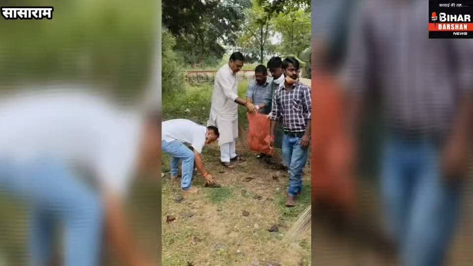 सेवा संकल्प अभियान के तहत चंदन गिरी पर्वत परिसर में चला स्वच्छता एवं पौधारोपण अभियान