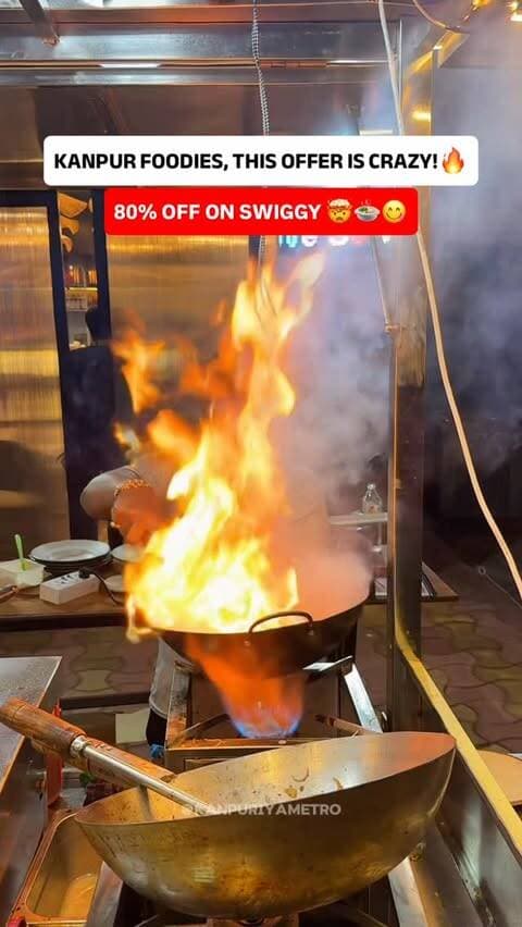 Kanpur Foodies, Don’t Miss This 80% OFF Deal! 🤯
📅 26 Sept – 5 Oct
🍽️ New Chappan Bhog
🍽️ Budhsen
🍽️ Saba Biryani
इनसे कुछ भी Order करने पर मिलेगा 80% तक OFF, up to ₹160! 🔥
Follow @kanpuriyametro for more interesting content 🙏🏻❤️
.
.
.
.
#kanpur #kanpurcity #kanpurfoodies #foodoffers #swiggy