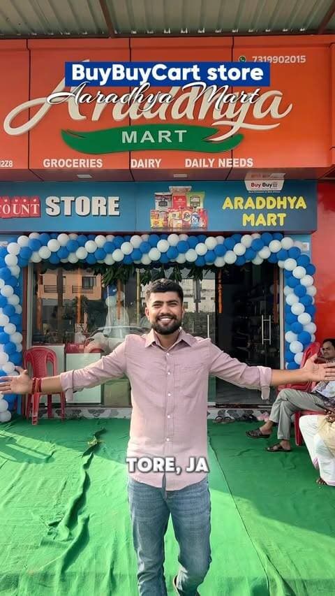 BuyBuyCart Store 🛒( Aaradhya Mart )
📍 Katesar, Near Ramada Hotel, Ramnagar-Padao, Varanasi
और अगर आप Buy Buy Cart की Franchise लेना चाहते हैं, तो video में दिए गए नंबर पर कॉल करके जानकारी ले सकते हैं.
#buybuycart #varanasi #grocerystore #ramnagar #groceryshopping
(VaranasiBusiness FranchiseOpportunity LocalBusiness VaranasiReels Banaras)