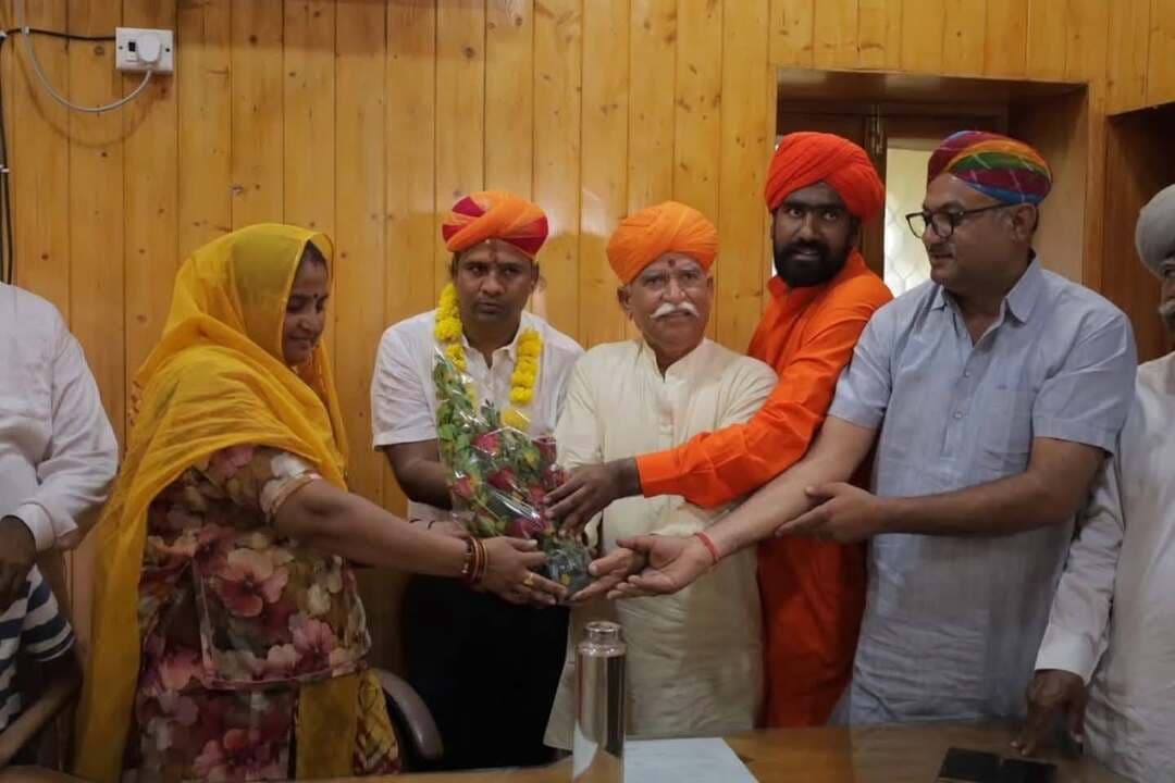 नगर परिषद जैसलमेर के सभापति एवं उपसभापति ने किया पदभार ग्रहण
#पदभार_ग्रहण_समारोह #BJP4IND #BJP4Rajasthan #Jaisalmer