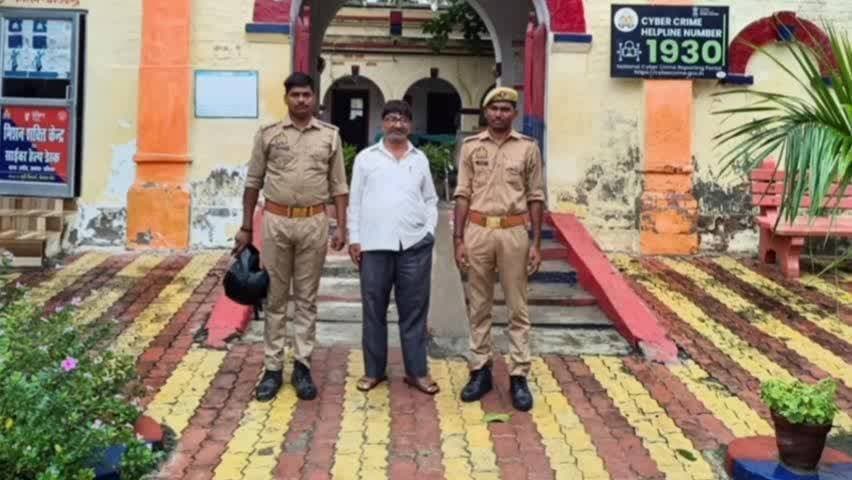 बेल्थरा रोड: उभांव पुलिस ने वारंटी अभियुक्त को गिरफ्तार कर न्यायालय भेजा