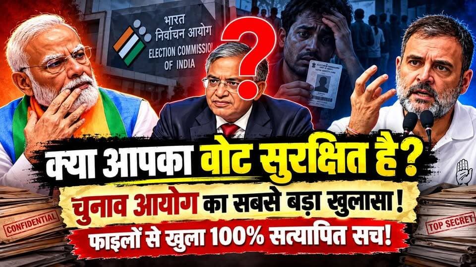 'एक खून माफ होता तो...' चुनाव आयोग पर मचे घमासान और 13.37 करोड़ वोटर्स का असली सच! खबरों के खिलाड़ी
#ElectionCommissionIndia #GyaneshKumar #MukeshSahni #RahulGandhi #VoterListControversy #ECI #PoliticalNews #FactCheck #IndianPolitics #democracy #RahulGandhi #VivekJoshi #ndavsindia #khabarokekhiladi