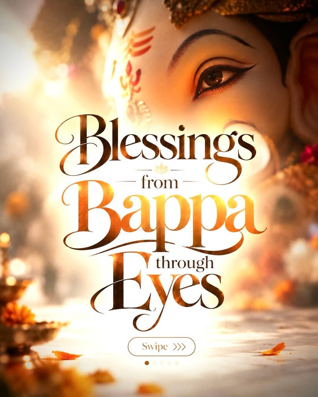 And just before Bappa leaves, he leaves us with one last blessing. ❤️🙏
Maybe that’s what makes his eyes feel so special — as if he’s quietly saying, “I’m with you. Everything will be alright.”
So as Bappa leaves, may his blessings be with you, your family, and everyone who needs them. ✨
Featuring Idols of Bhopal 2026
Until next year, Bappa.
Ganpati Bappa Morya. ❤️🙏
#ganpatibappa #ganeshchaturthi #bhopal #bhopaltimes #ganesh