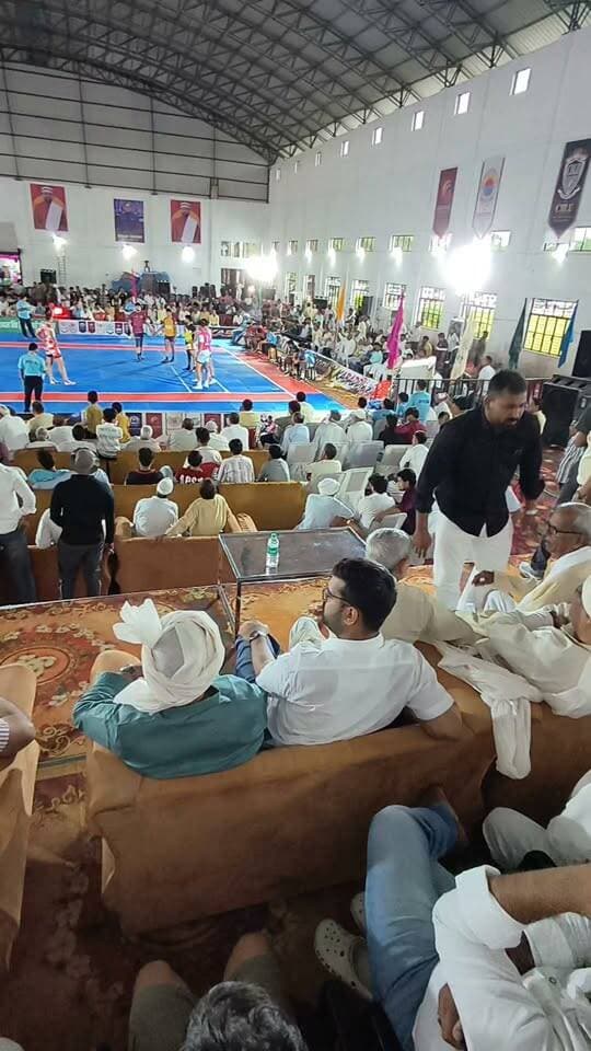Baraut जनता वैदिक डिग्री कॉलेज में आयोजित कबड्डी प्रतियोगिता में @Galgotiyas University की टीम ने जीता फाइनल मुकाबला।