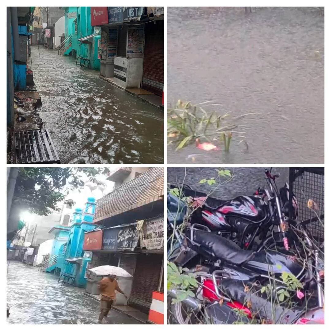 मूसलाधार बारिश से मलूकपुर की सड़कें जलमग्न, घुटनों तक भरा पानी
बरेली। मूसलाधार बारिश के चलते शहर के कई घनी आबादी वाले इलाकों में जलभराव की स्थिति पैदा हो गई। मलूकपुर, जसौली, दरगाह आला हजरत मोड़, बमनपुरी और सौदागरान समेत कई क्षेत्रों की सड़कें बारिश के पानी में डूब गईं। जलभराव के कारण राहगीरों, वाहन चालकों और स्थानीय दुकानदारों को काफी परेशानियों का सामना करना पड़ा।
मलूकपुर निवासी मोनी ने बताया कि क्षेत्र की सड़कों पर घुटनों तक पानी भर गया, जिससे लोगों को आवागमन में भारी दिक्कत हुई। दोपहिया वाहन चालकों और पैदल राहगीरों को पानी के बीच से होकर गुजरना पड़ा। वहीं, दुकानदारों को भी जलभराव के कारण परेशानी झेलनी पड़ी।
जलभराव की समस्या को लेकर जनसेवा टीम के अध्यक्ष एवं समाजसेवी पम्मी खां वारसी ने नगर निगम प्रशासन से मलूकपुर और आसपास के मोहल्लों को जलभराव की समस्या से स्थायी निजात दिलाने की मांग की। उन्होंने कहा कि बारिश के मौसम में इन क्षेत्रों में हर साल जलभराव की स्थिति बनती है।
उन्होंने नगर निगम से मांग की कि जलनिकासी व्यवस्था को बेहतर बनाने के लिए क्षेत्र का सर्वे कराकर मास्टर प्लान तैयार किया जाए। नालों की सफाई, जलनिकासी के स्थायी इंतजाम और आवश्यकतानुसार नई व्यवस्था विकसित किए जाने से ही लोगों को हर वर्ष होने वाली इस समस्या से राहत मिल सकती है। #बरेली
#मलूकपुर
#मूसलाधारबारिश
#जलभराव
#बरेलीन्यूज़
#नगरनिगम
#जलनिकासी
#बारिश
#BareillyLive
#स्थानीयसमस्या
