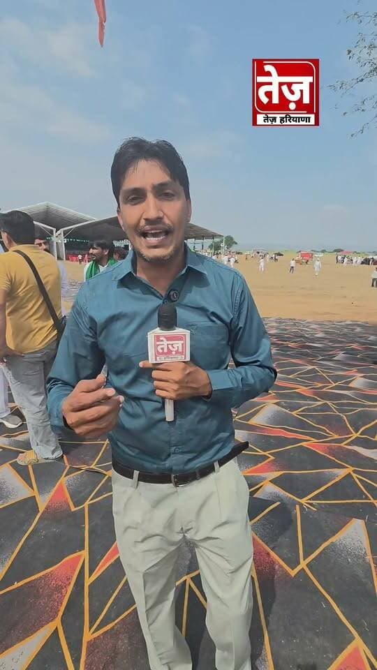 नूंह मेवात में इनेलो की रैली आज रचेगी इतिहास, देखिए शुरू होने से पहले की तस्वीरे