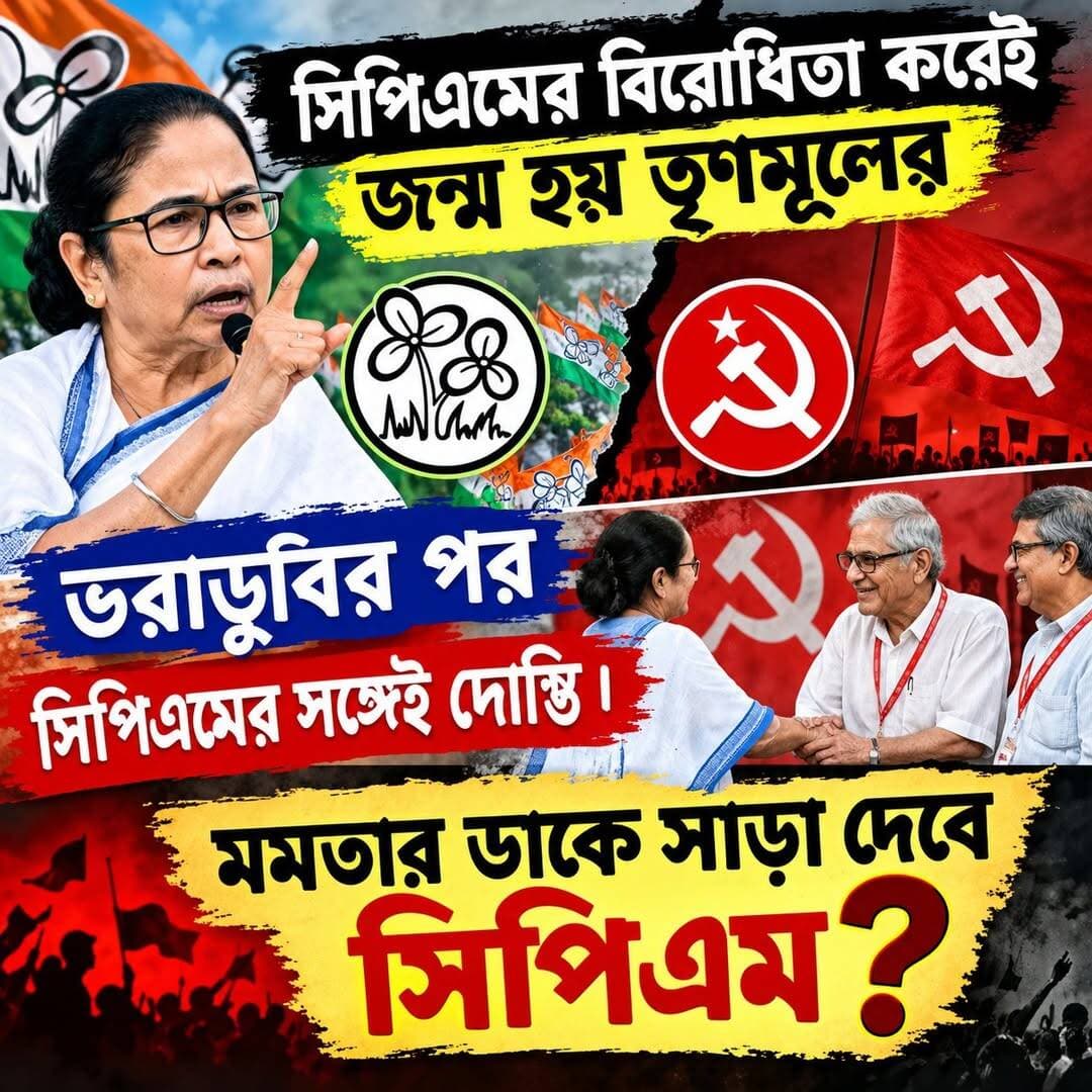 সিপিএমের বিরোধিতা করেই জন্ম হয় তৃণমূলের ভরাডুবির পর সিপিএমের সঙ্গেই দোস্তি । মমতার ডাকে সাড়া দেবে সিপিএম ?
<nis:link nis:type=tag nis:id=tv6বাংলা nis:value=tv6বাংলা nis:enabled=true nis:link/>