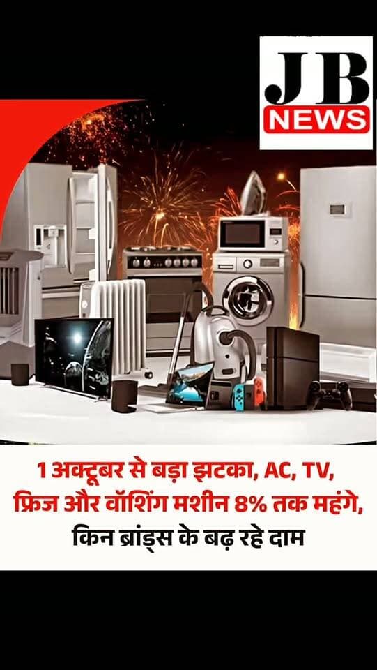 फेस्टिव सीजन में अगर आप AC, TV, फ्रिज या वॉशिंग मशीन खरीदने की तैयारी कर रहे हैं तो आपकी जेब पर असर पड़ सकता है। कॉपर, स्टील, एल्युमीनियम और अन्य कच्चे माल की बढ़ती कीमतों के साथ-साथ महंगे फ्रेट और रुपये में उतार-चढ़ाव के चलते कंज्यूमर इलेक्ट्रॉनिक्स और अप्लायंस कंपनियां कीमतें बढ़ाने की तैयारी कर रही हैं।
इंडस्ट्री से जुड़े अधिकारियों के मुताबिक, 1 अक्टूबर 2026 से कई कंपनियां AC और दूसरे घरेलू उपकरणों की कीमतों में 5% से 8% तक बढ़ोतरी कर सकती हैं। कुछ कंपनियों ने पहले ही कीमतें बढ़ा दी हैं, जबकि कुछ कंपनियां अभी लागत का आकलन कर रही हैं। यह साल 2026 में कंज्यूमर इलेक्ट्रॉनिक्स इंडस्ट्री की ओर से की जाने वाली कीमतों में तीसरी बढ़ोतरी होगी।
#ConsumerElectronics #AppliancePrices #FestiveSeason