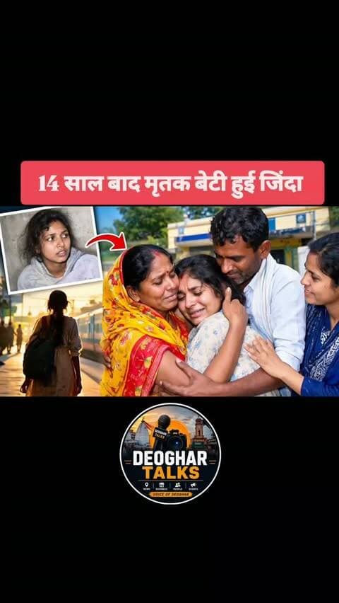 14 साल बाद परिवार से मिली बेटी, जिसे मृत मान चुके थे परिजन
देवघर। जिस बेटी के लौटने की उम्मीद परिवार ने वर्षों पहले छोड़ दी थी और जिसे मृत मान लिया था, वह 14 साल बाद सकुशल अपने परिवार के बीच पहुंची।
#deoghartalks #goodnews #deoghar #deogharnews